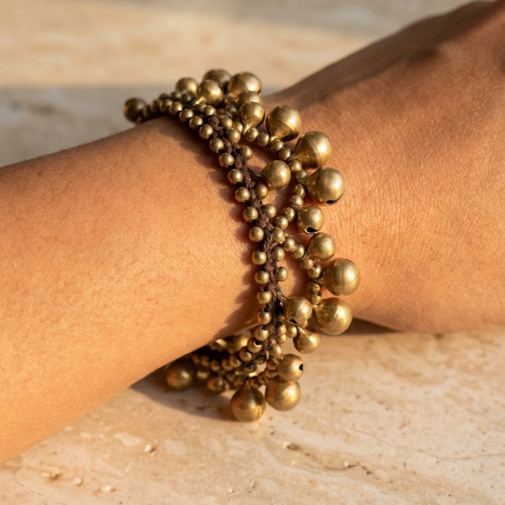 Brass Bells Bracelet